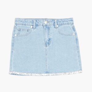 Forever 21 Glitter Trim Skirt
